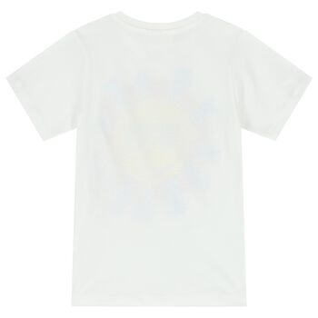 Boys White Sun T-Shirt