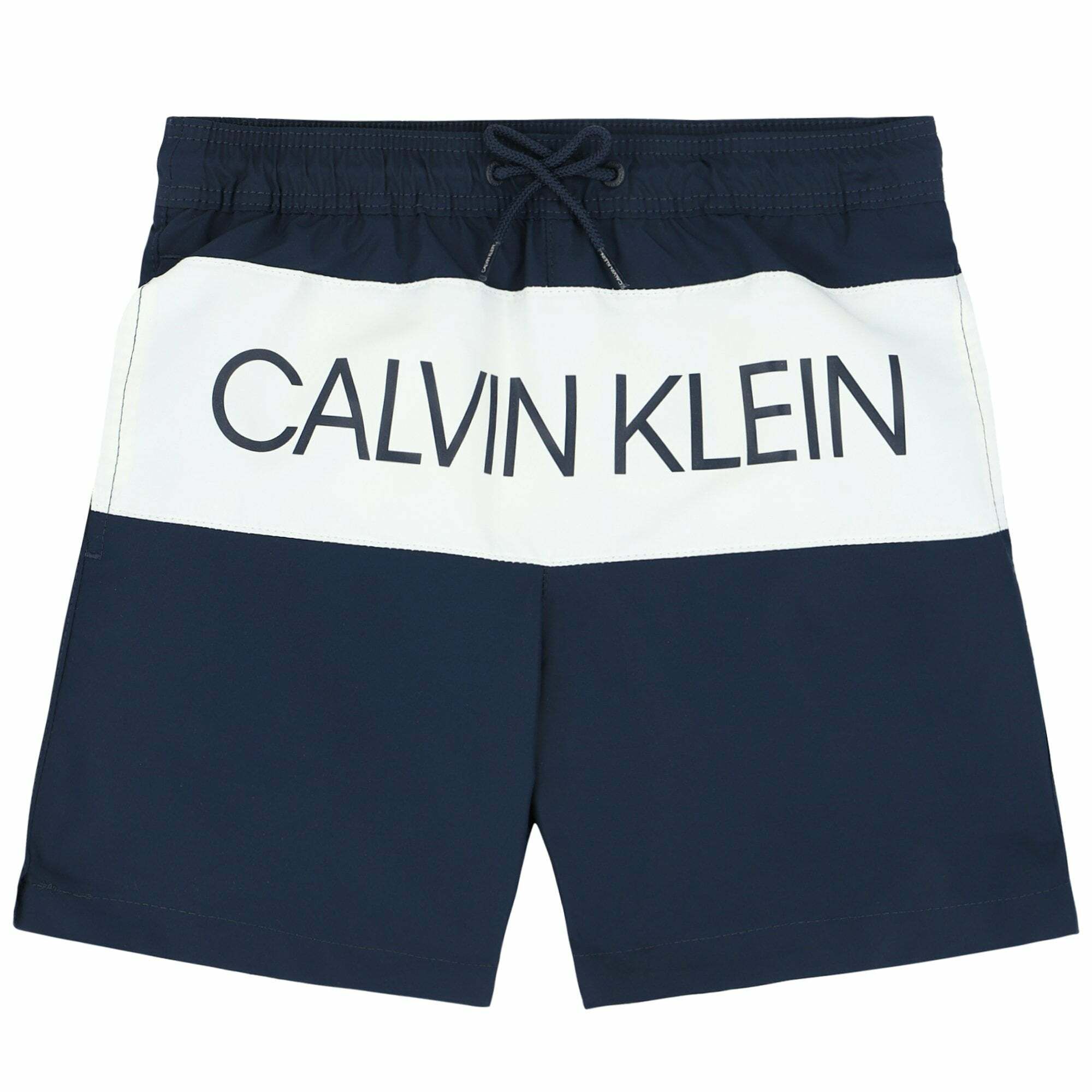 White calvin klein swim shorts top