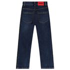 بنطلون جينز بنات باللون الأزرق, 1, hi-res