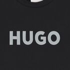 Boys Black Logo T-Shirt, 1, hi-res