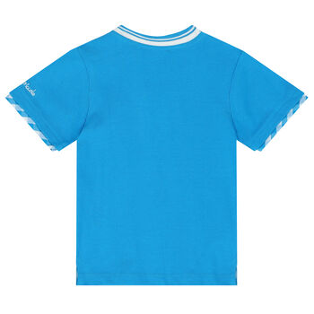 Boys Blue Pocket T-Shirt