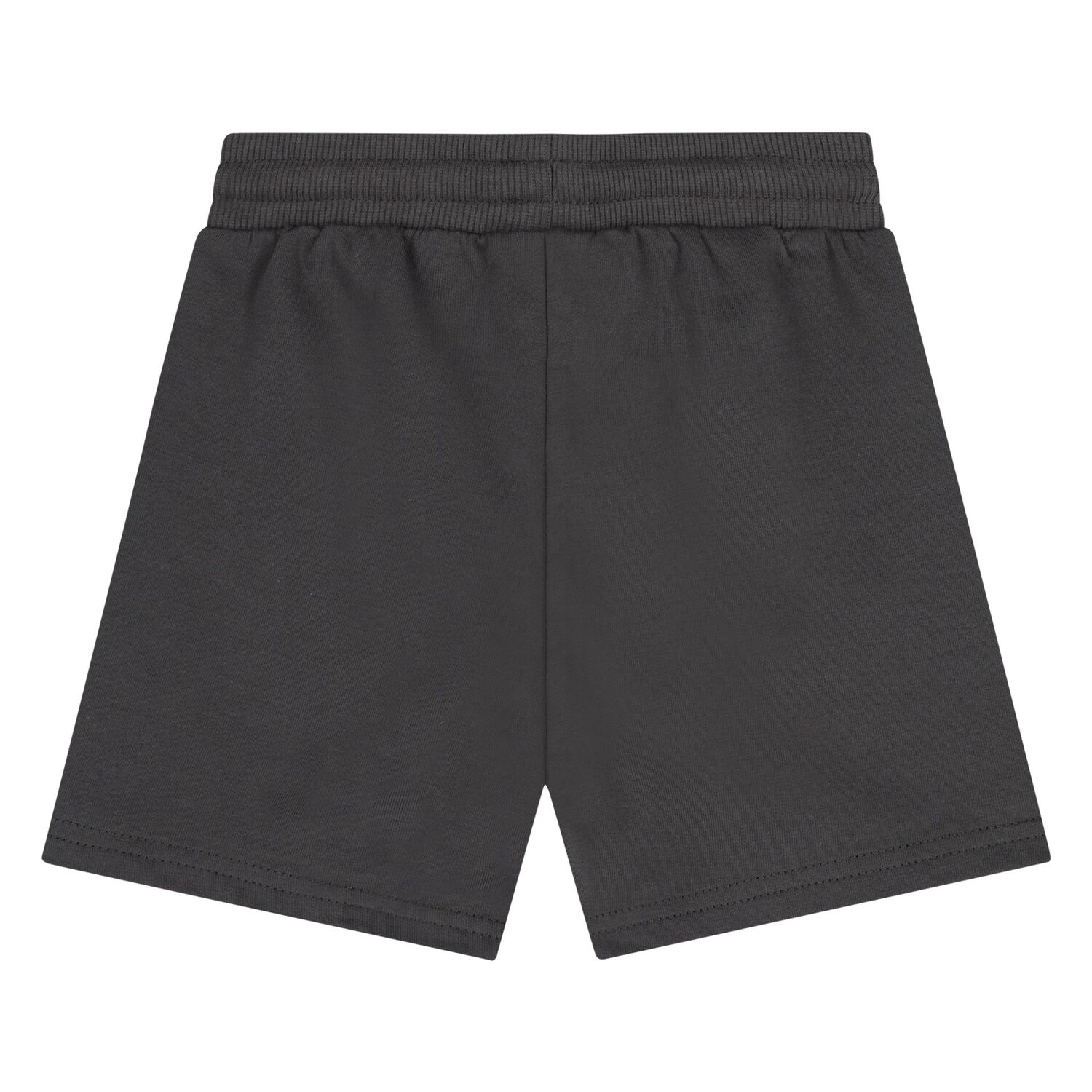 Younger Boys Dark Grey Logo Shorts, 6, hi-res