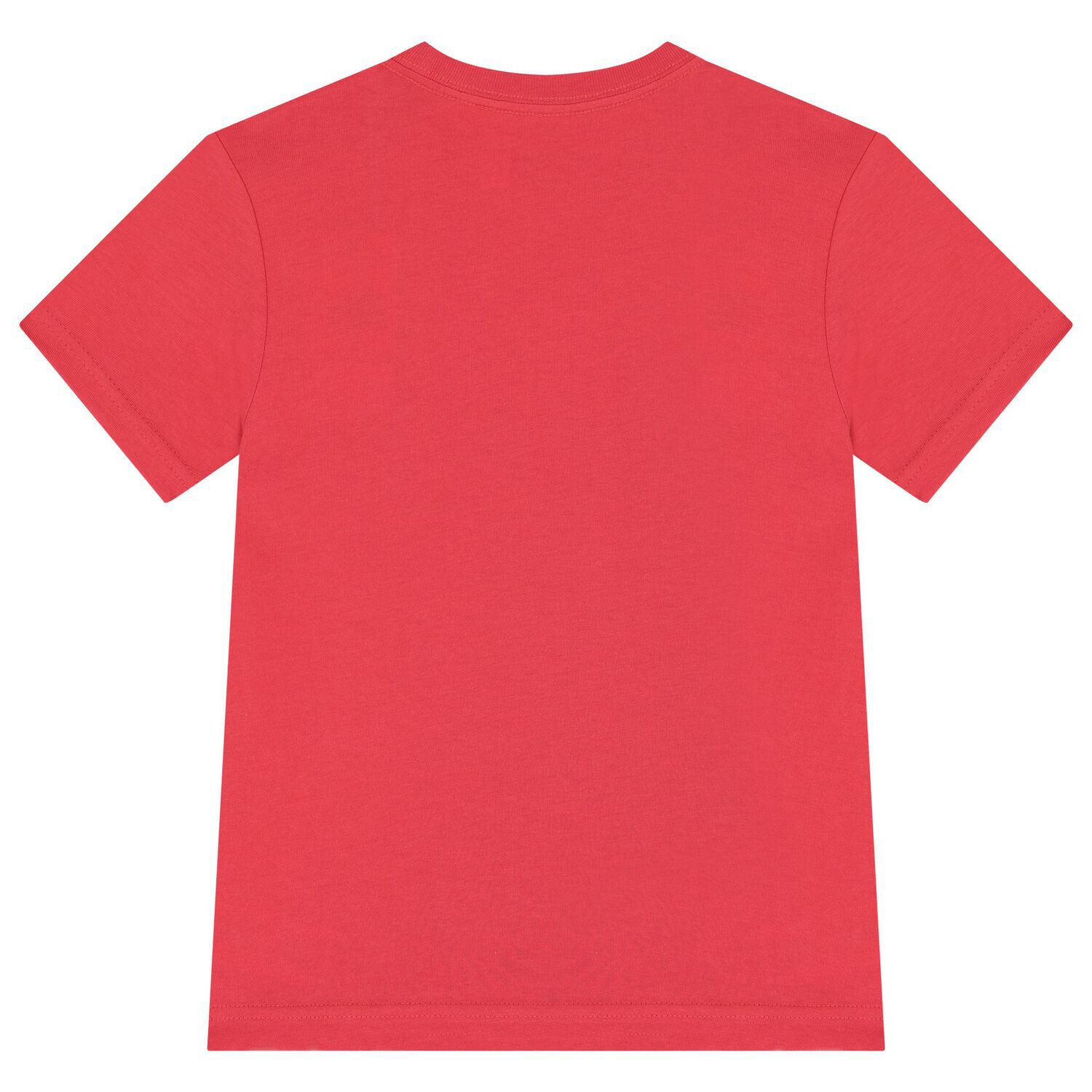 Boys Red Polo Bear Crew Neck T-Shirt, 1, hi-res image number null