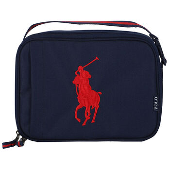Boys Navy Logo Lunch Box