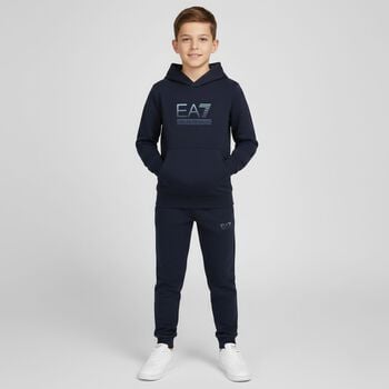 Boys Navy Blue Logo Tracksuit