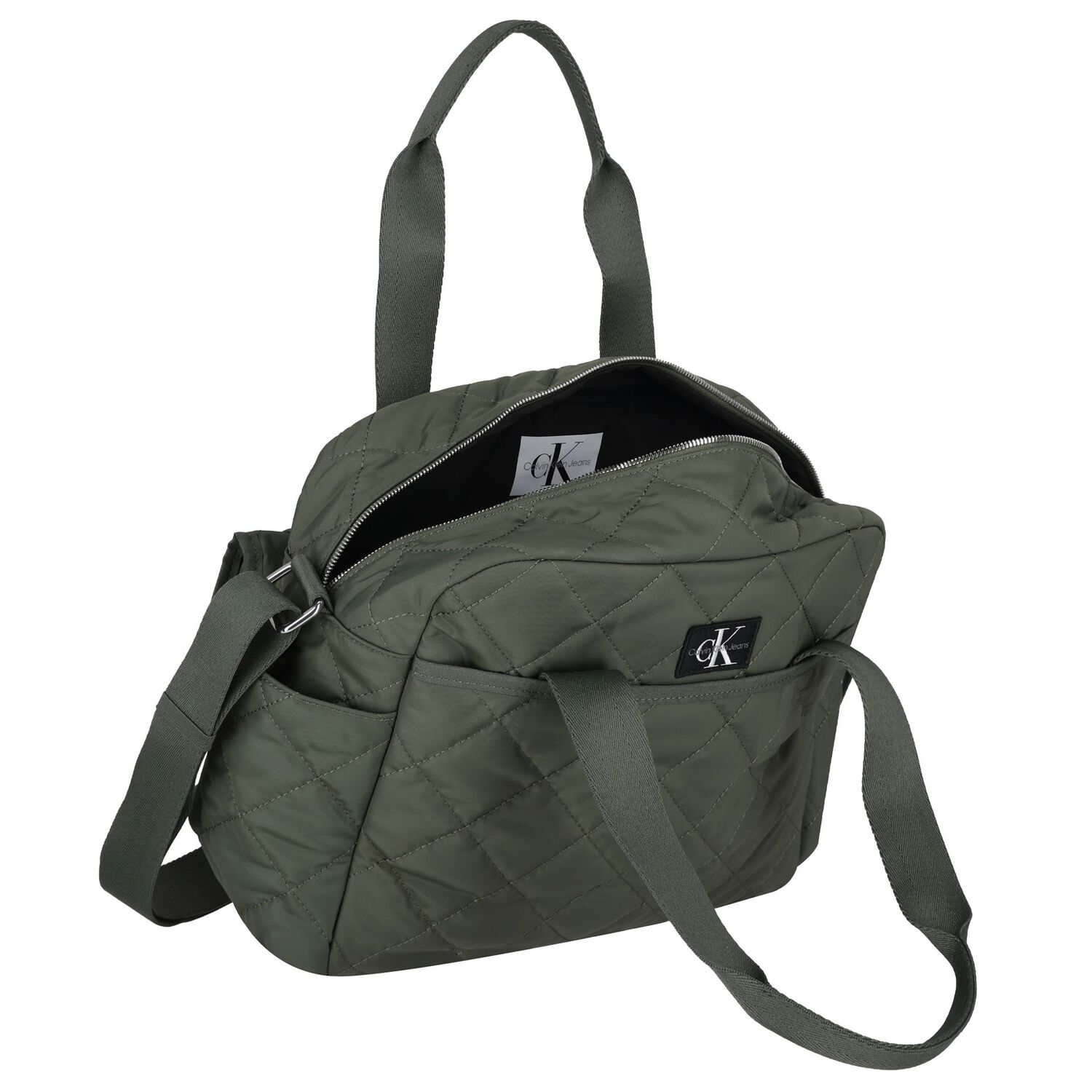 Green Logo Baby Changing Bag, 4, hi-res image number null