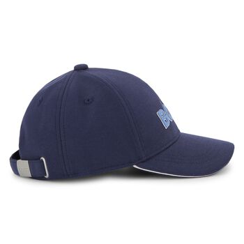 Boys Navy Blue Logo Cap