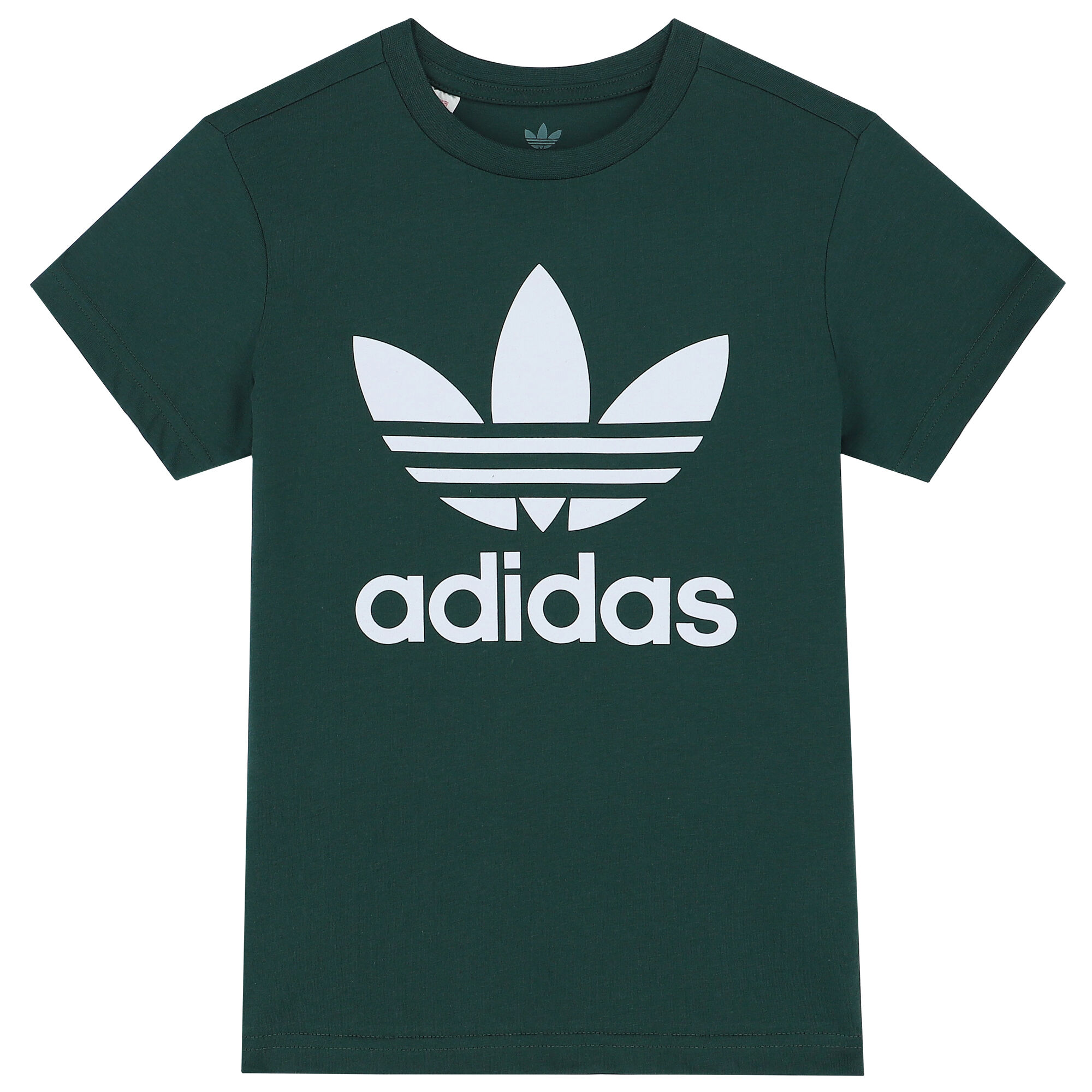 adidas Originals Green Trefoil Logo T Shirt Junior Couture
