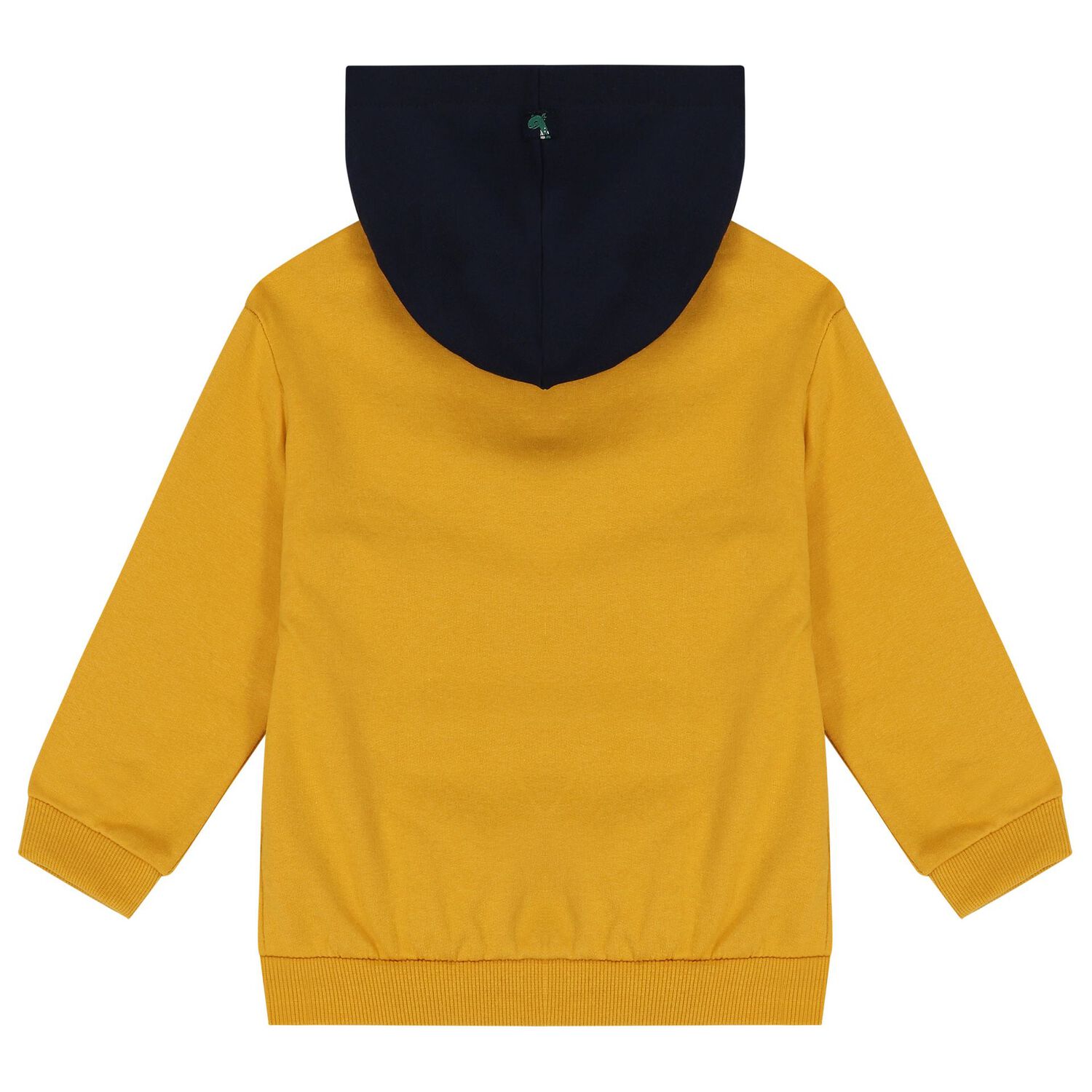 Younger Boys Navy Blue, Grey & Yellow 3 Piece Tracksuit Set, 1, hi-res