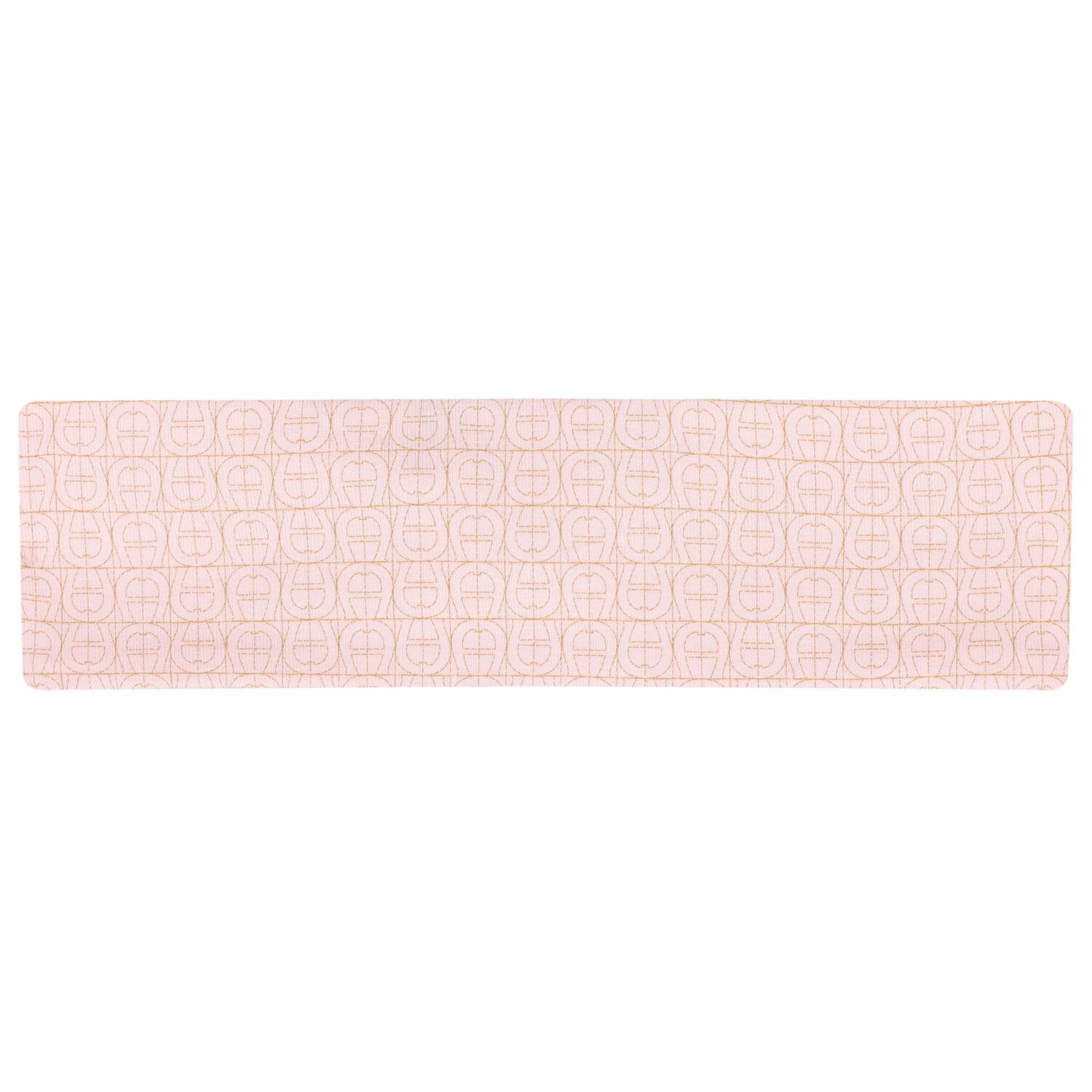 Baby Girls Pink Logo Headband, 2, hi-res image number null