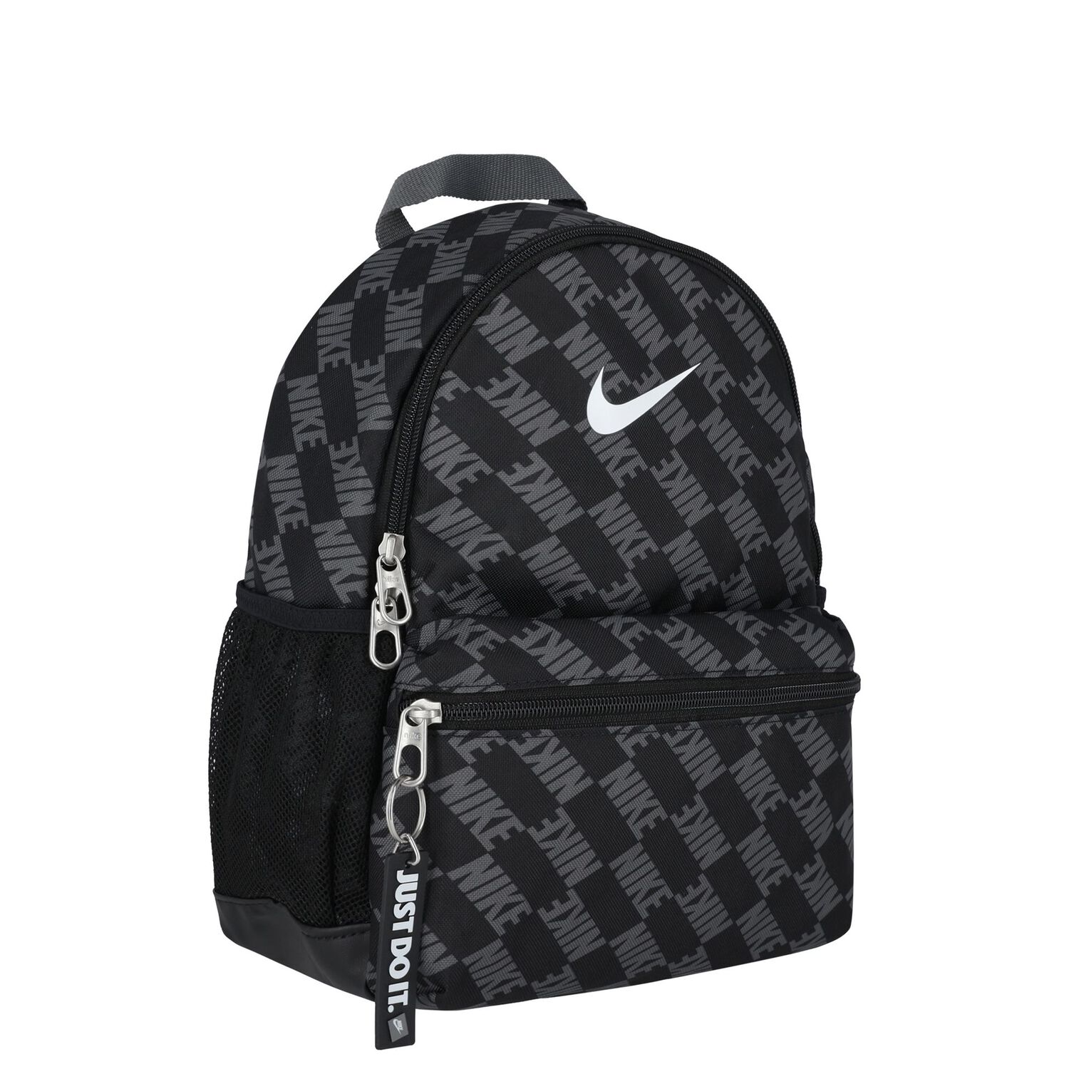 Black & Grey Logo Backpack, 1, hi-res