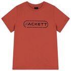 Boys Orange Logo T-Shirt, 2, hi-res