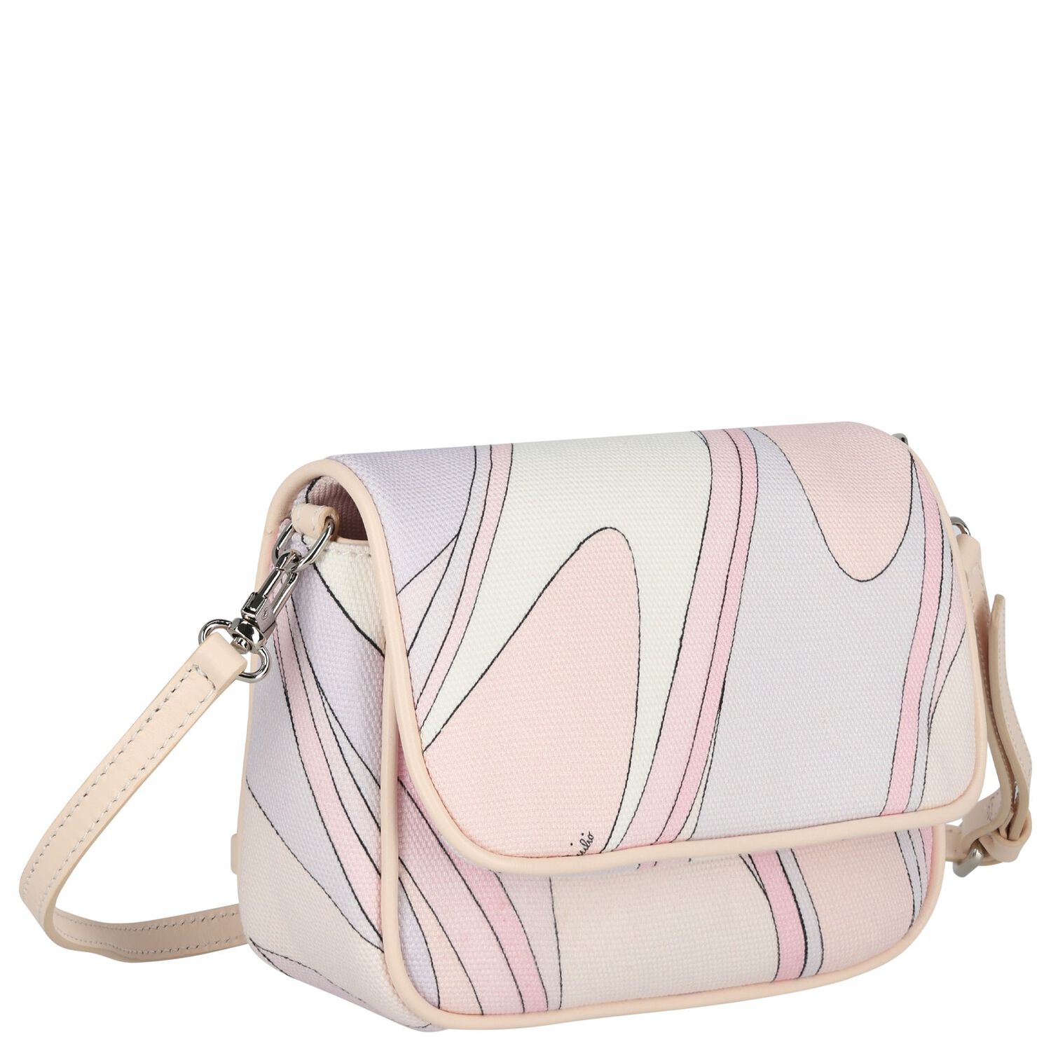 Girls Pink & Purple Iride Handbag, 1, hi-res