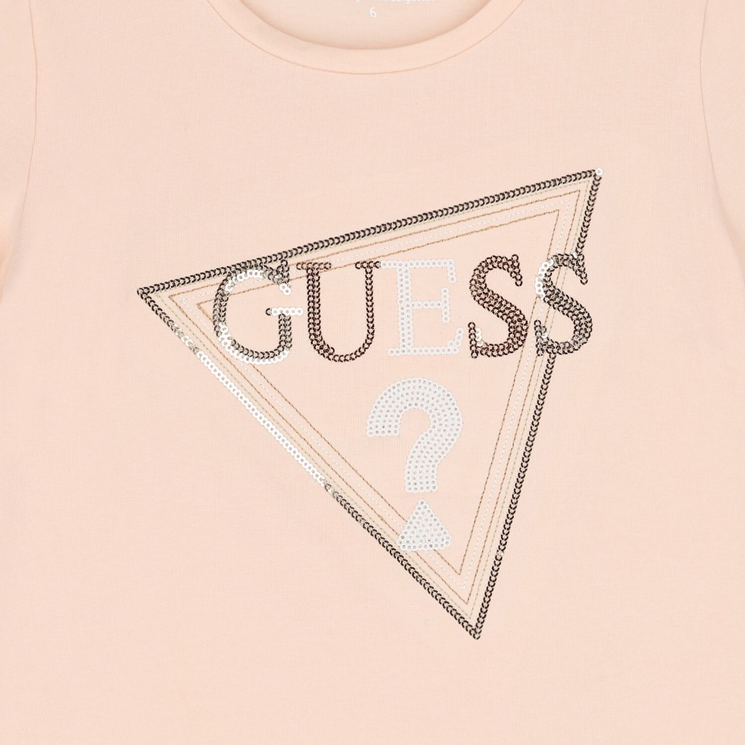 Girls Pink Embellished Logo T-Shirt, 2, hi-res