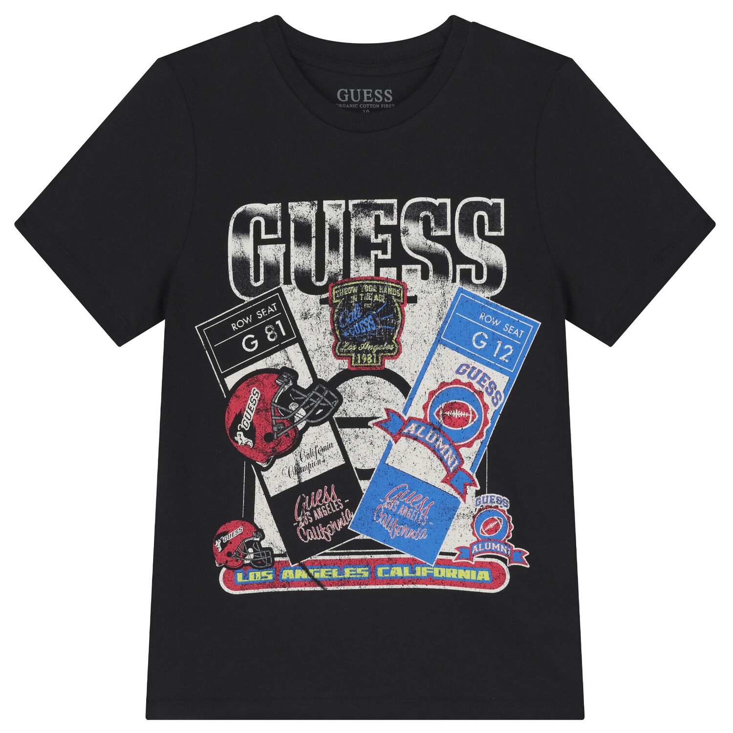 Boys Black Logo T-SHirt, 3, hi-res image number null