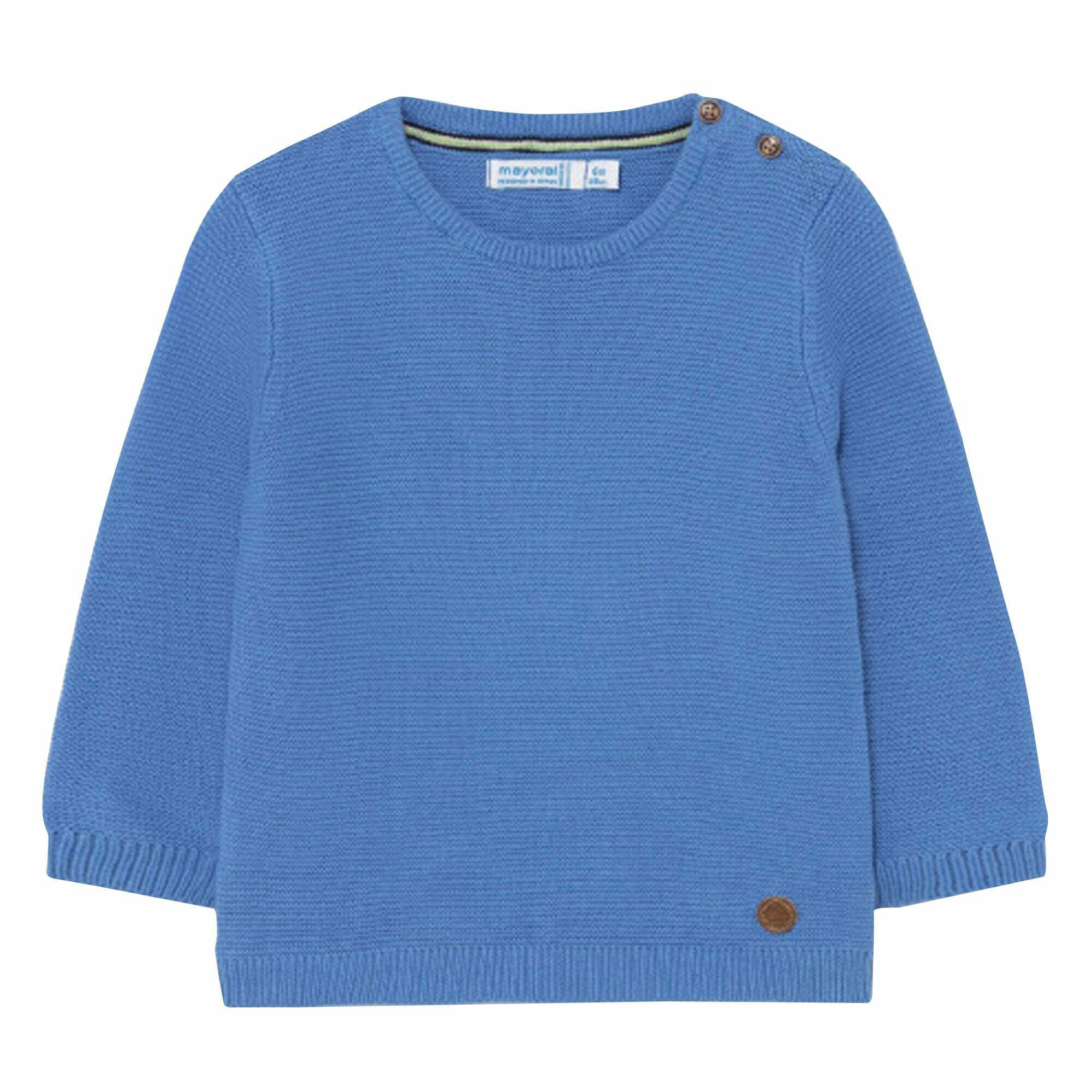 Mayoral Younger Boys Blue Knitted Jumper Junior Couture Bahrain