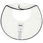 طقم أولاد هدايا أفرول بالشعار باللون الأسود, 1, hi-res