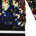 Girls Black & Gold Sequin Sweatshirt, 1, hi-res