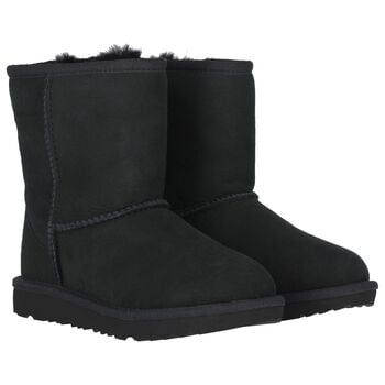 Black Classic II Suede Boots