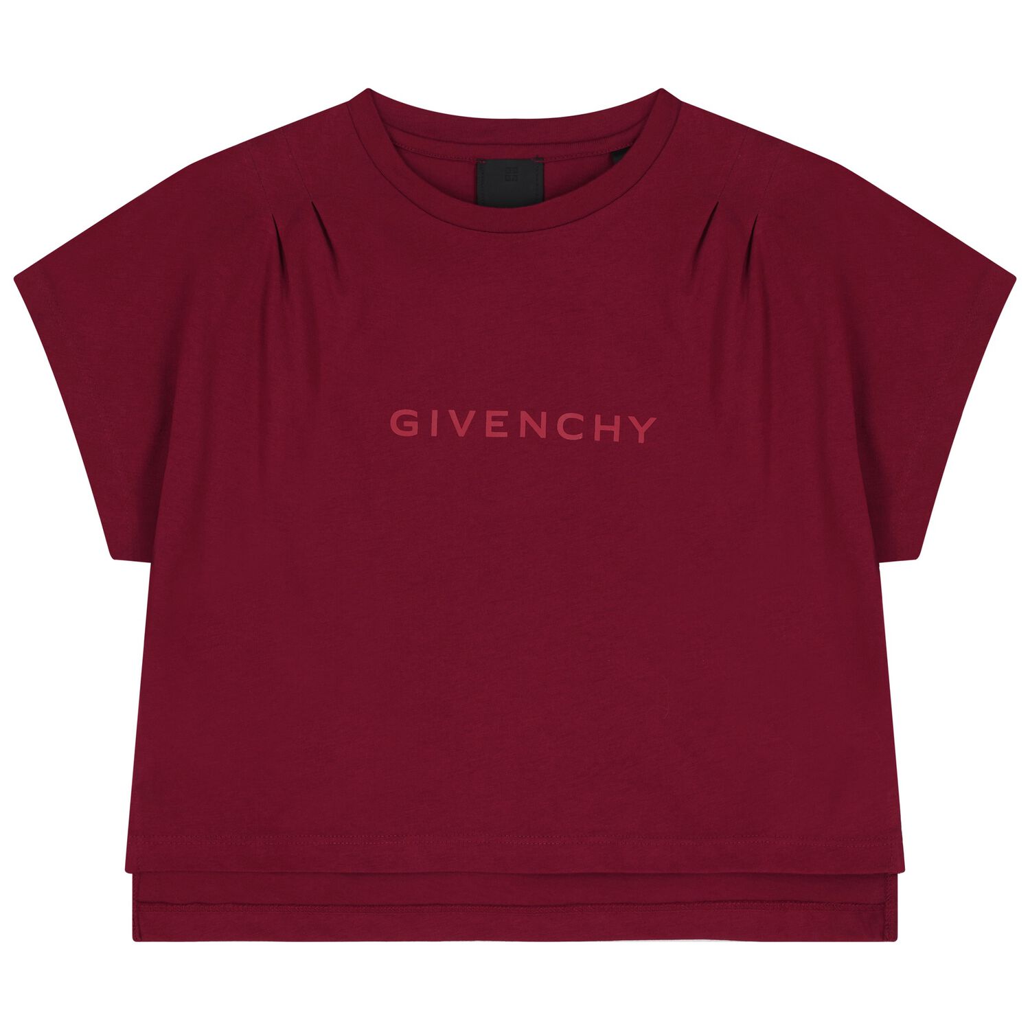 Girls Burgundy Logo T-Shirt, 1, hi-res