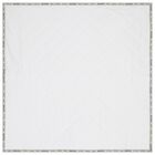 White Logo Quilted Baby Blanket, 1, hi-res