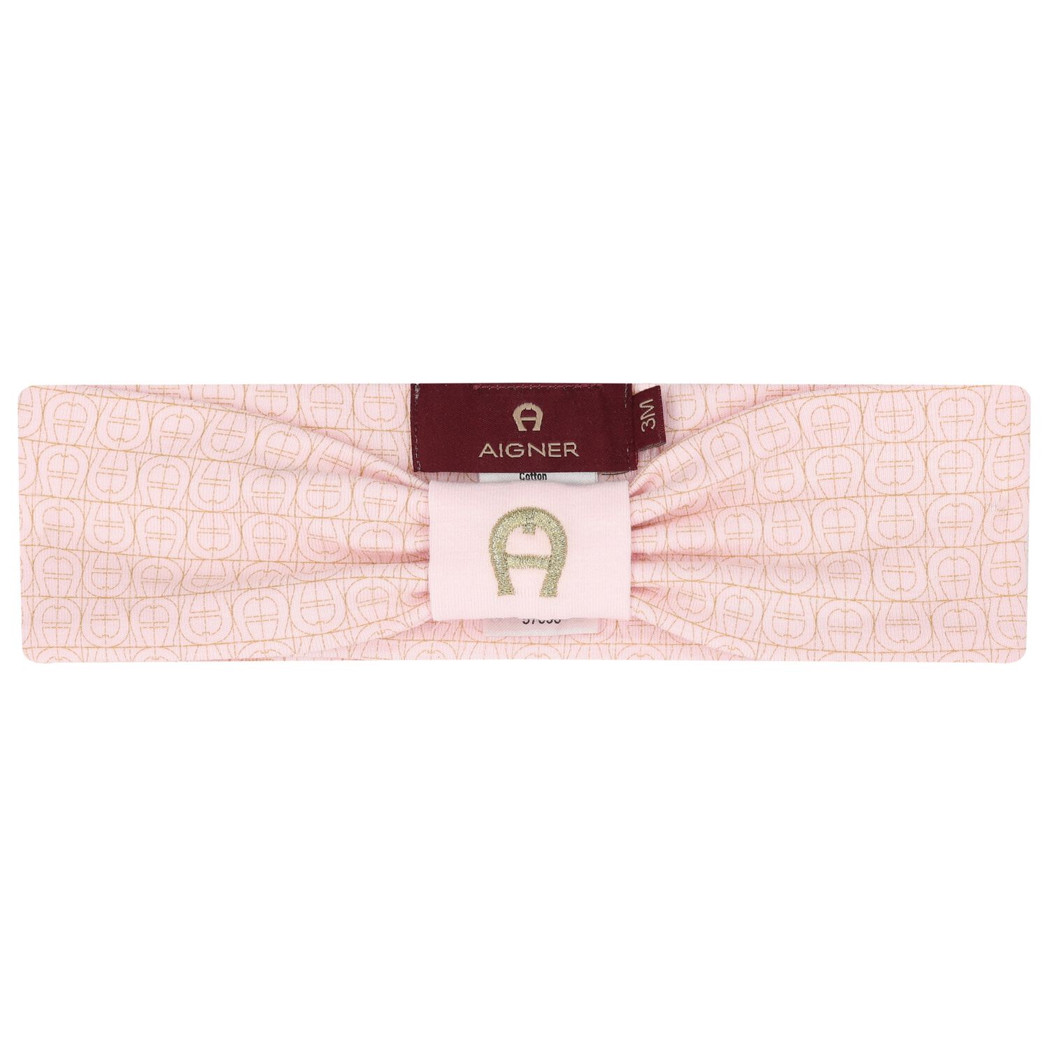 Baby Girls Pink Logo Headband, 2, hi-res image number null