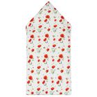 Baby Girls White & Red Poppies Nest, 1, hi-res