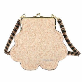 Girls Beige Logo Handbag