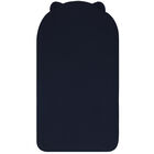 Navy Blue & White Pima Cotton Logo Baby Nest, 2, hi-res