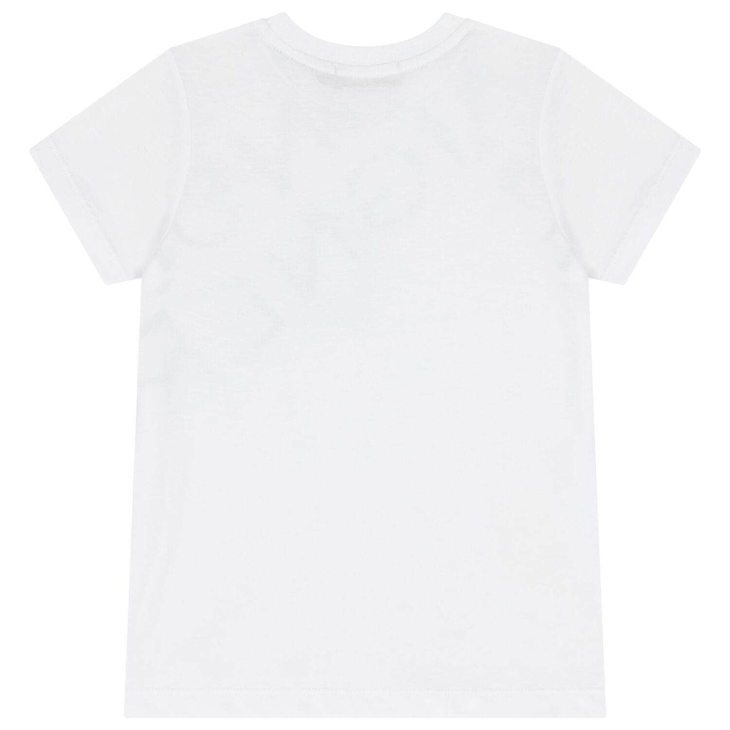Boys White Logo T-Shirt, 1, hi-res