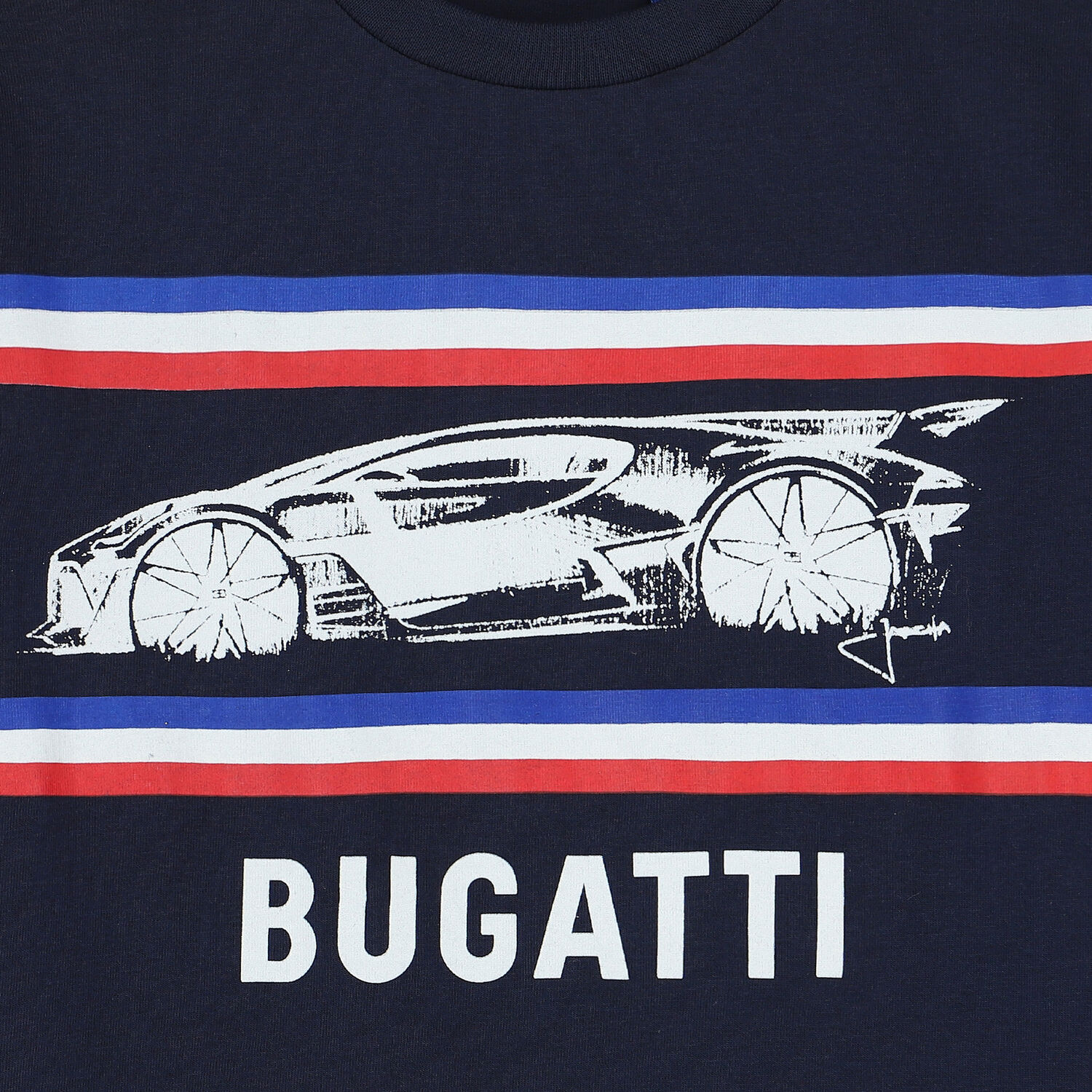 توب بأكمام طويلة بالشعار باللون الكحلي للأولاد, 1, hi-res