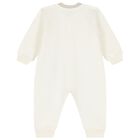 Ivory Medusa Logo Romper, 1, hi-res