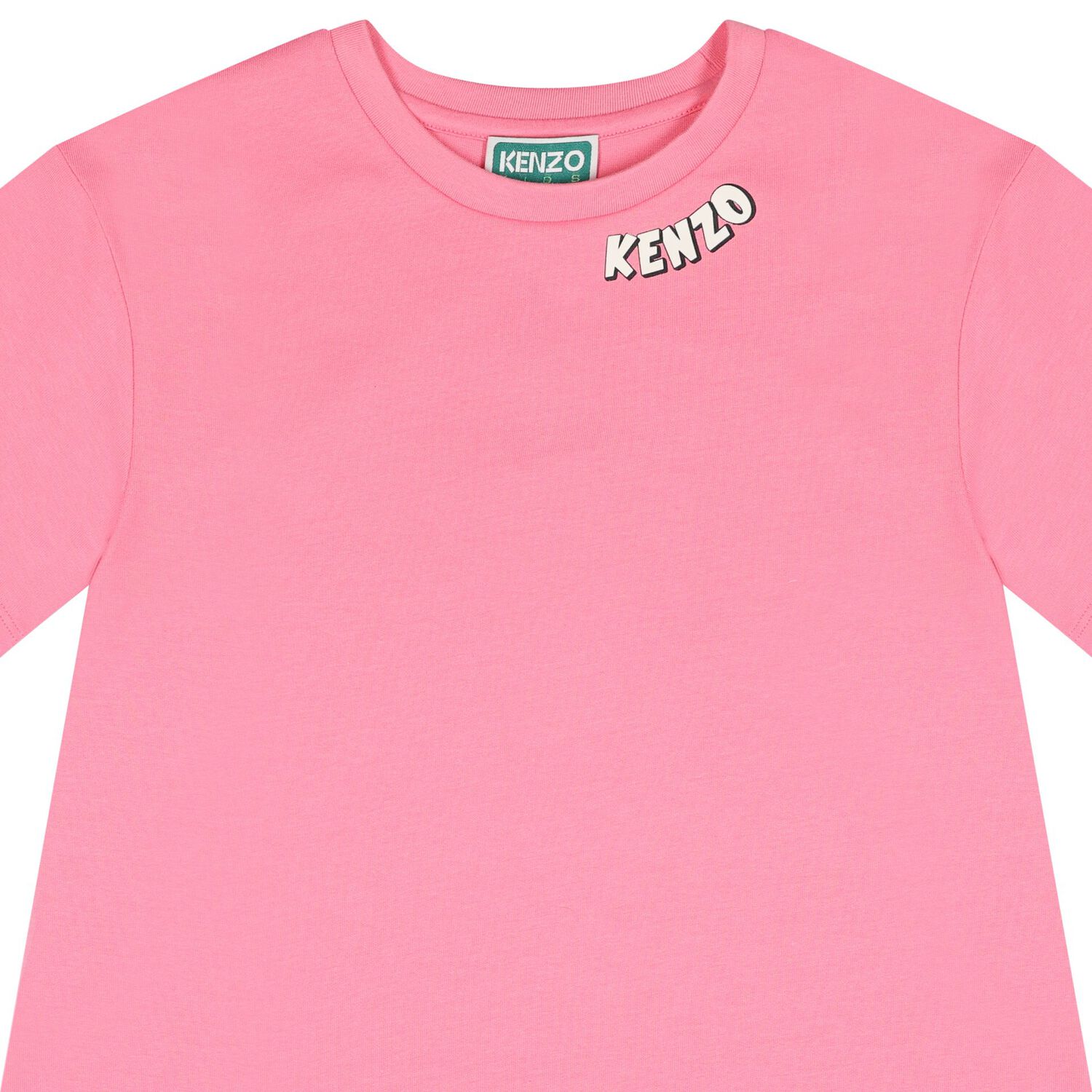 Girls Pink Tiger Logo Dress, 1, hi-res