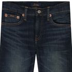 Boys Blue Denim Logo Jeans, 1, hi-res