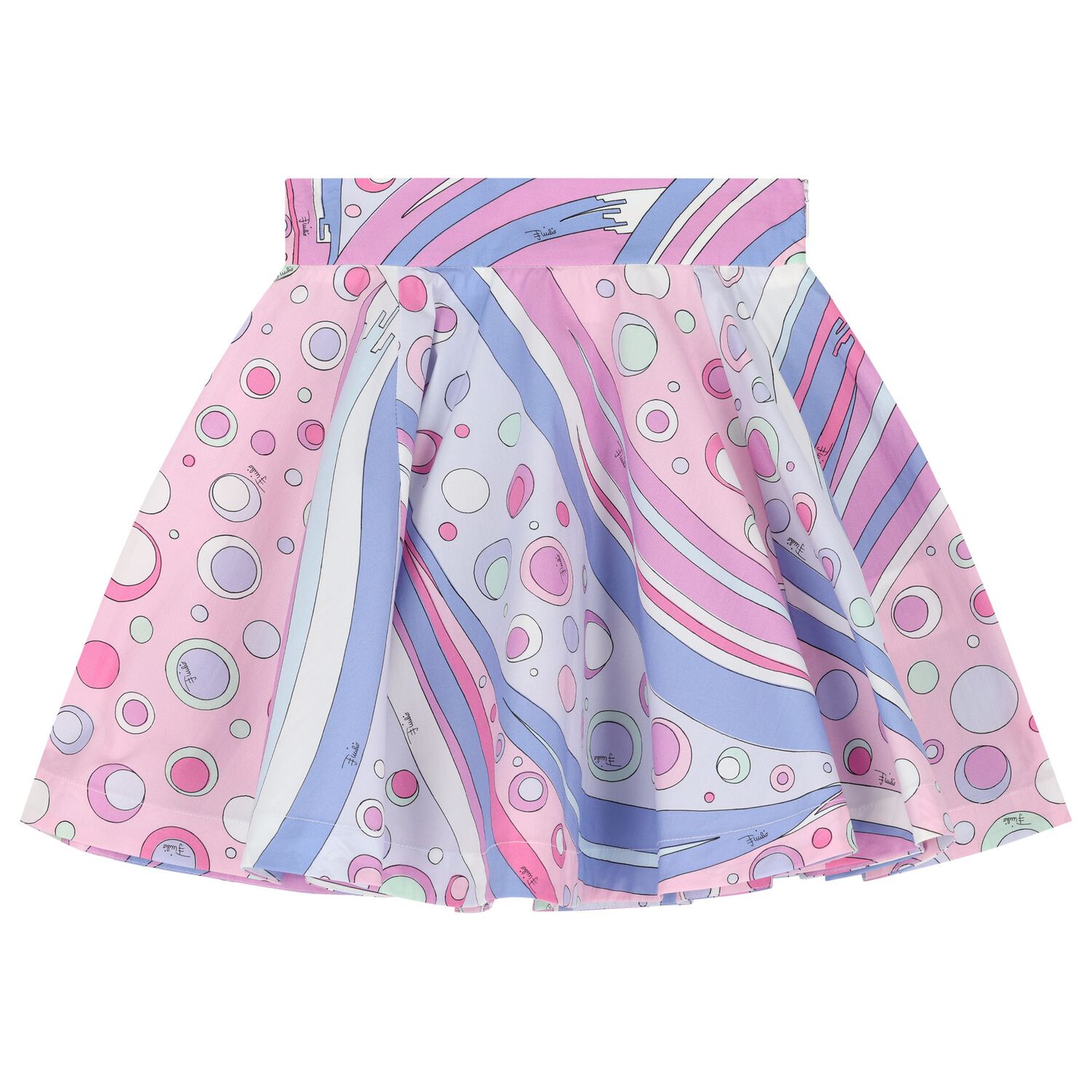 Girls Pink & Lilac Fontane Skirt, 2, hi-res
