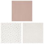 موسلين باللون الأبيض والبيج ( 3 قطع), 1, hi-res