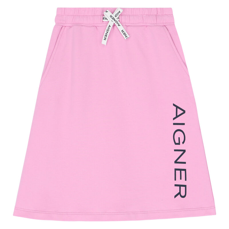 Girls Pink Logo Skirt, 1, hi-res image number null