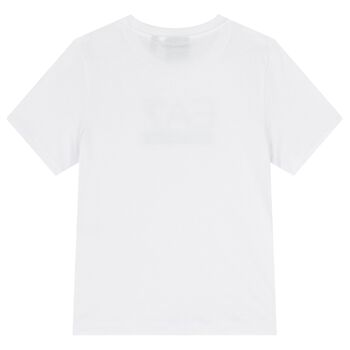 Boys White Logo T-Shirt