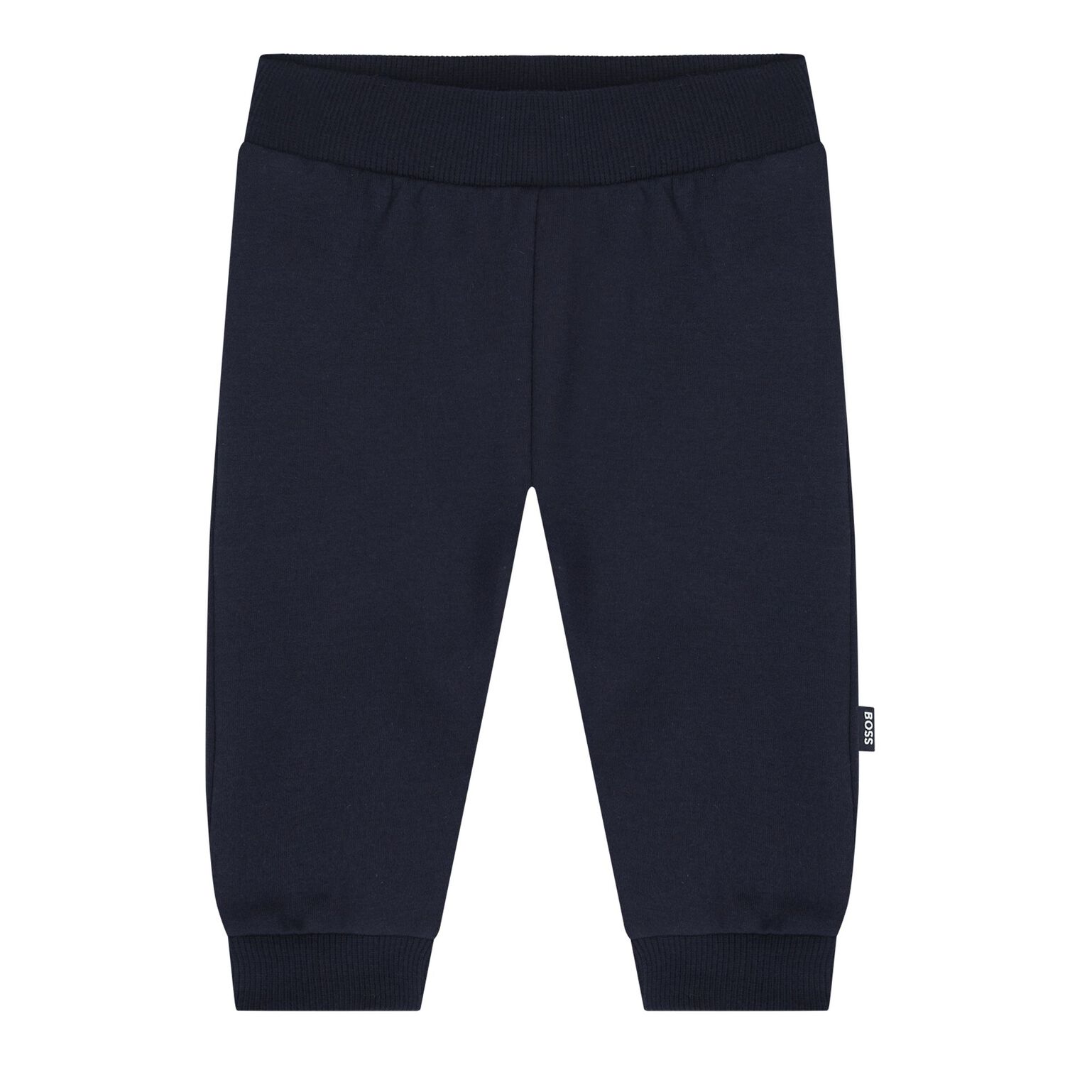 Baby Boys Navy Blue & White Logo Tracksuit Gift Set, 2, hi-res