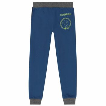 Boys Blue Logo Joggers