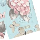 Girls Blue Logo Floral Shorts, 1, hi-res