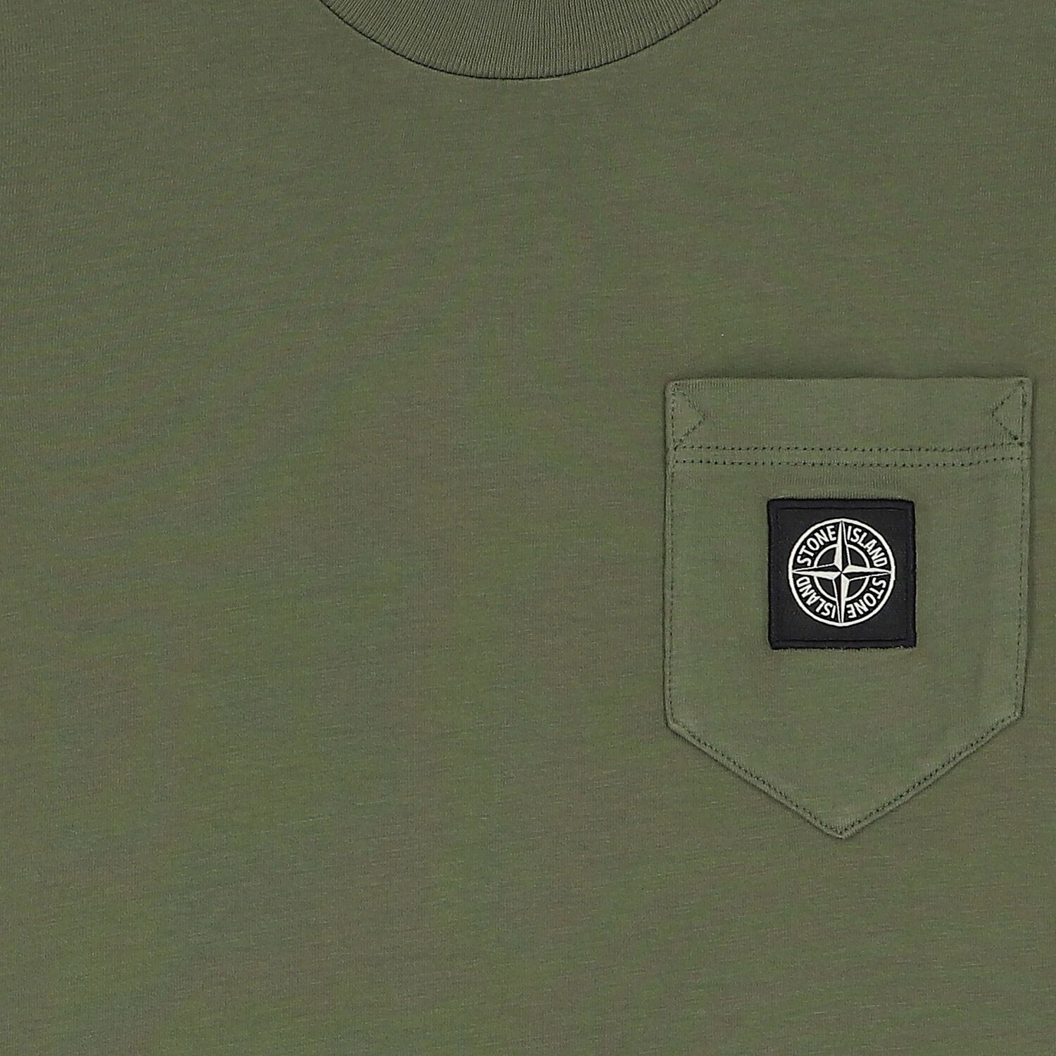 Boys Khaki Green Logo T-Shirt, 2, hi-res image number null