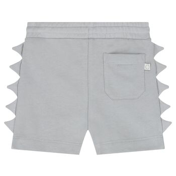 Younger Boys Grey Spike Shorts
