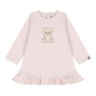 Baby Girls Pink Teddy Bear Dress, 2, hi-res