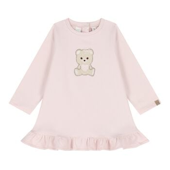 Baby Girls Pink Teddy Bear Dress
