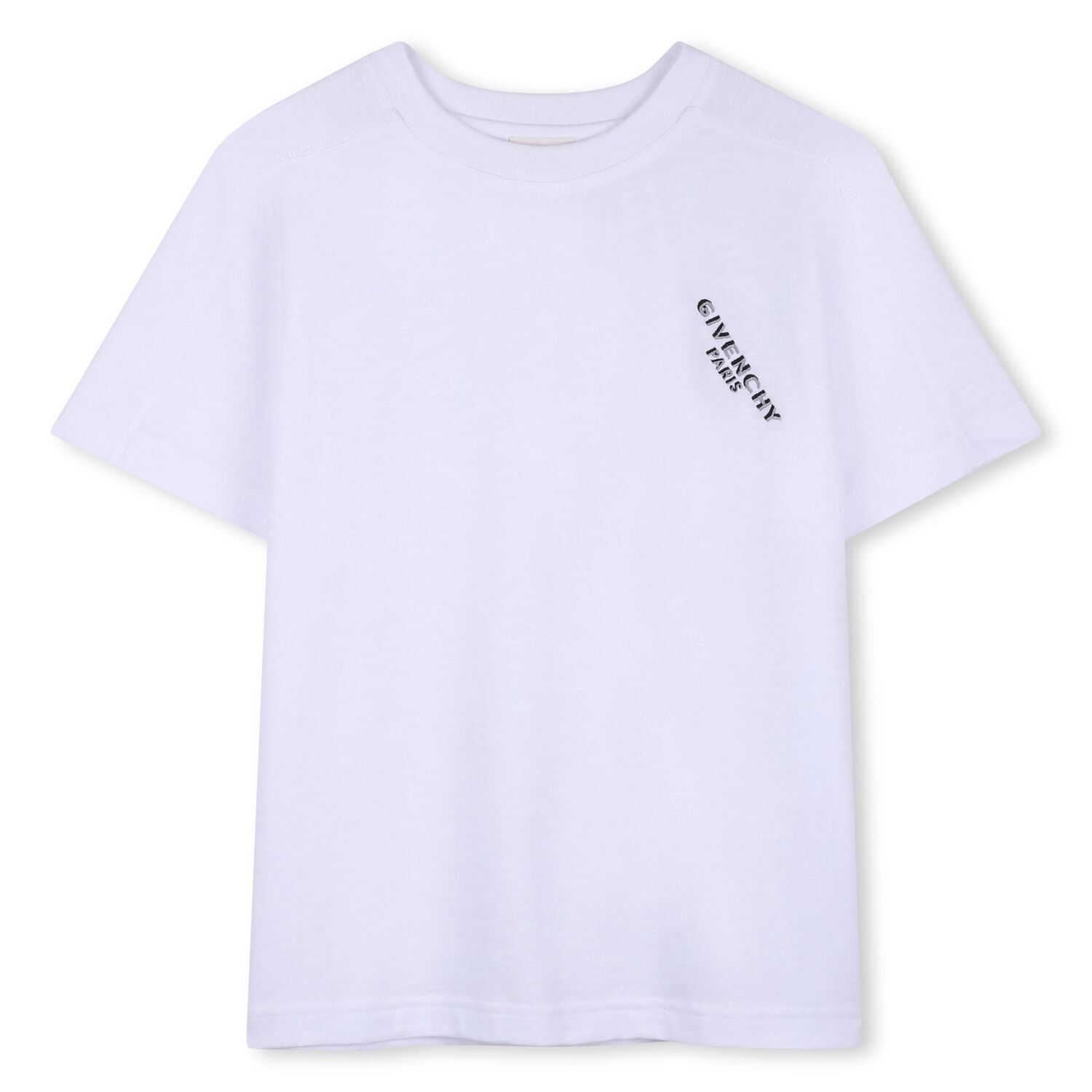 Boys White Logo T-Shirt, 1, hi-res