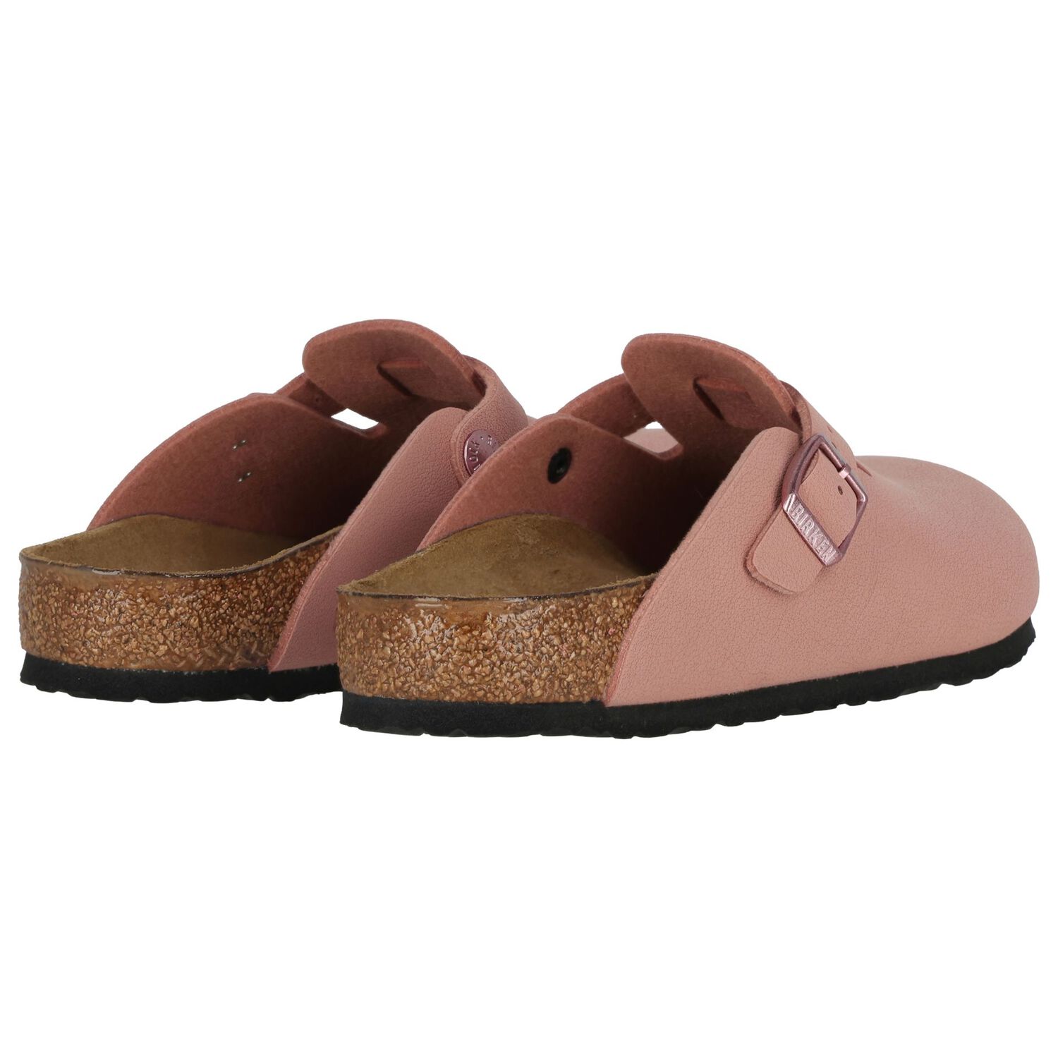 Girls Pink Logo Leather Clog , 1, hi-res