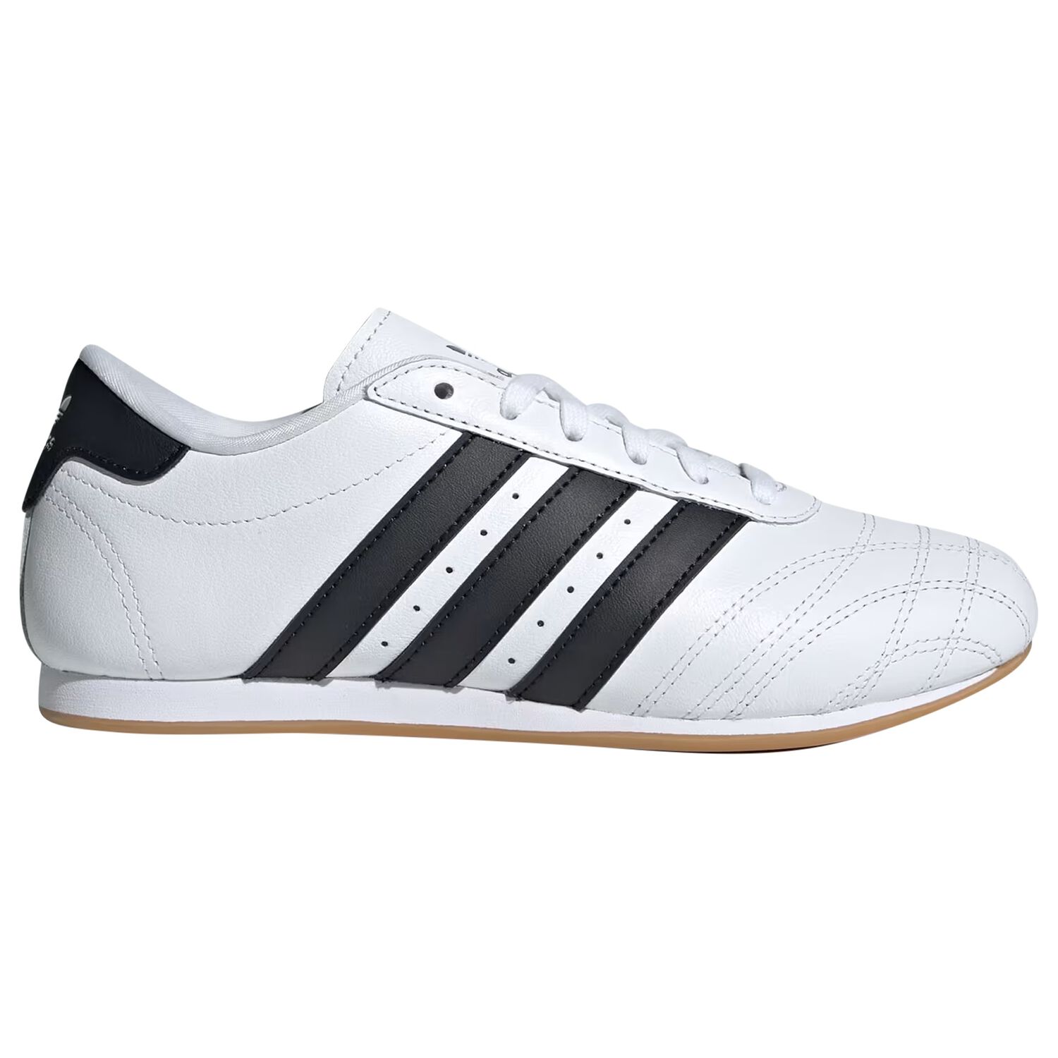 White & Black Logo Taekwondo Lace Trainers, 1, hi-res