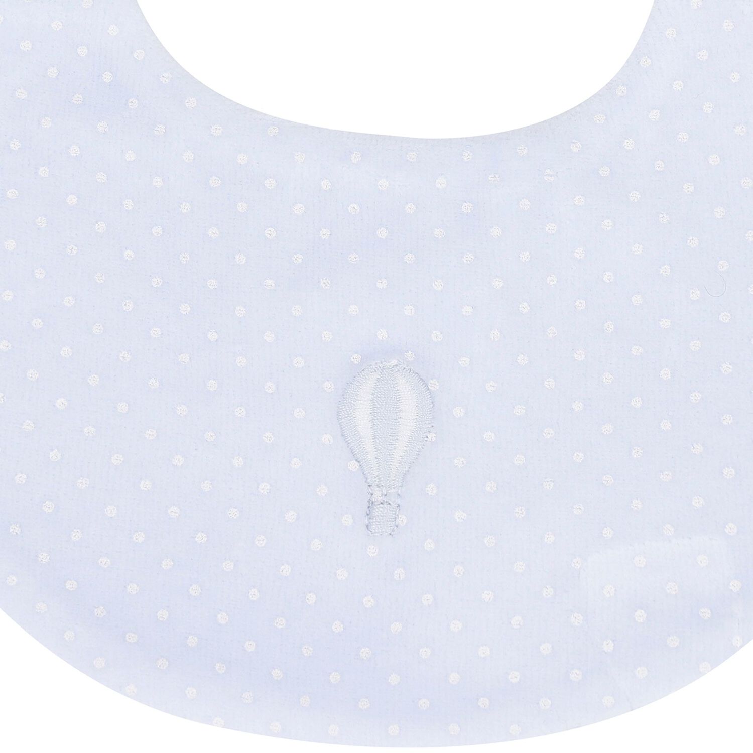 Baby Boys Blue Dots Bib, 1, hi-res