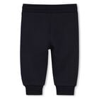 Younger Boys Mini Me Navy Blue Logo Tracksuit, 1, hi-res